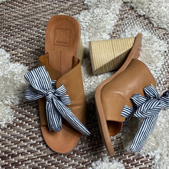 Dolce Vita Shoes - Dolce Vita Amber Heeled Tie-Up Sandals